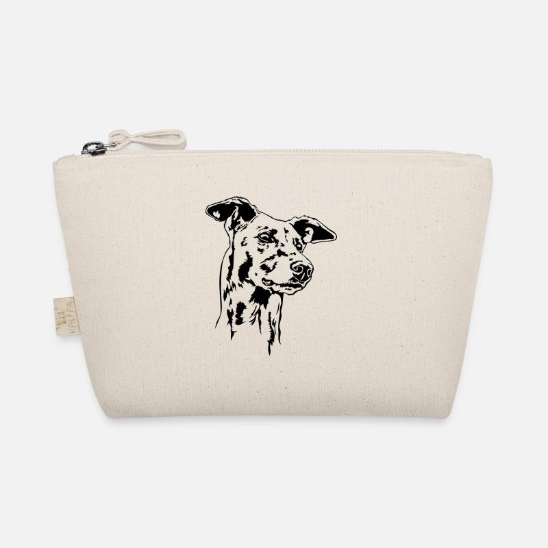 GREYHOUND Portrait Greyhound Greyhounds Wilsigns Organic Pouch