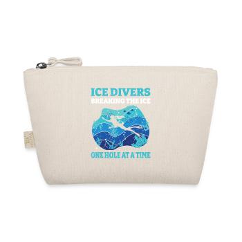 loons breaking the ice hole by hole, - Organic Pouch - nature - Front