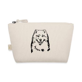 Samoyed Portrait Dog Dogs Wilsigns - Organic Pouch - nature - Front