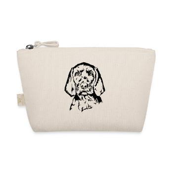 Vizsla Wirehaired Portrait Dog Dogs Wilsigns - Organic Pouch - nature - Front