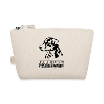 Appenzeller Mountain Dog life is better Dogs - Organic Pouch - nature - Front