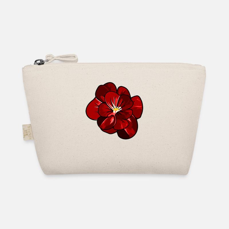 Beautiful red bloom Organic Pouch