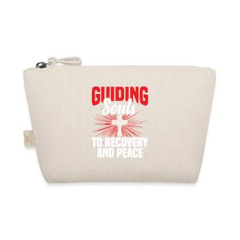Leading souls to recovery and peace, chaplain - Organic Pouch - nature - Front