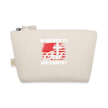 In the Service of God and Country, Chaplain - Organic Pouch - nature - Front