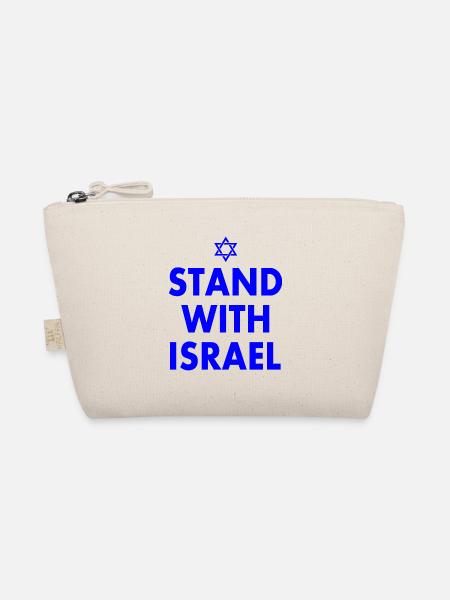 Stand with israel - Trousse biologique - nature - Devant
