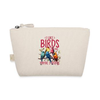 J’aime les oiseaux et peut-être 3 personnes qui regardent les oiseaux drôlement - Trousse biologique - nature - Devant