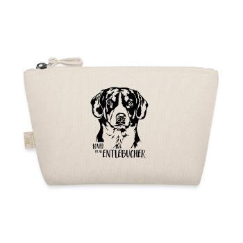 Loved by an Entlebucher Mountain Dog Dogs Wilsigns - Organic Pouch - nature - Front