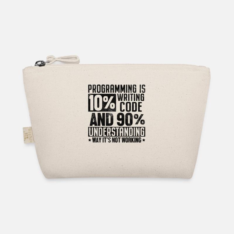 Funny Programming Coding Humor Developer Computer Organic Pouch