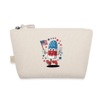 Eis am Stiel USA Amerikanische Flagge Patriot Frozen Dessert - Bio-Täschchen - Natur - Vorne