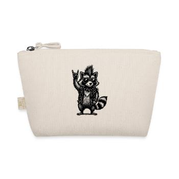 Rock Musique raton laveur Drôle Humour Idée cadeau - Trousse biologique - nature - Devant