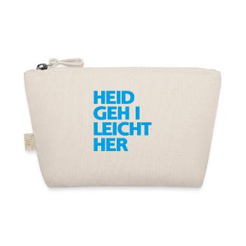 Heid geh i leicht her - Bio-Täschchen - Natur - Vorne