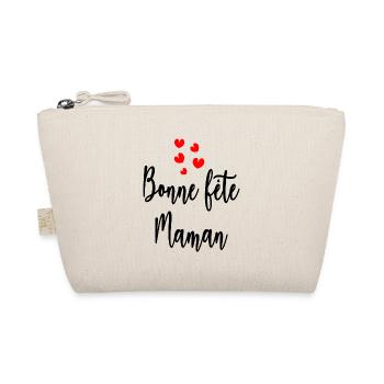 HAPPY MOTHER'S DAY. mom. MOTHER'S DAY. I love you - Organic Pouch - nature - Front