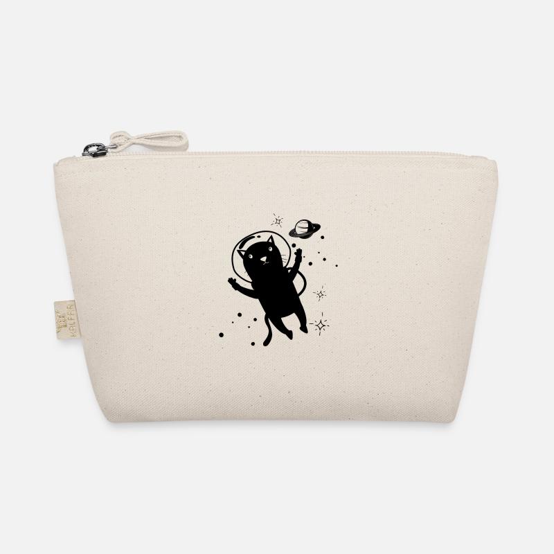 funny astronaut cat Organic Pouch