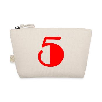 5. 5 YEARS. 5TH ANNIVERSARY. BIRTHDAY 5 YEARS. - Organic Pouch - nature - Front