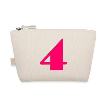 4 ANS,4e ANNIVERSAIRE,ANNIVERSAIRE 4 ANS,4 - Trousse biologique - nature - Devant