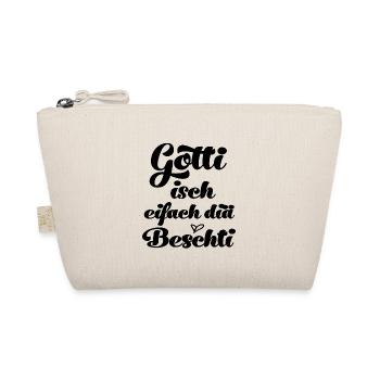 Gotti isch eifach diä beschti Mis Gotti - Bio-Täschchen - Natur - Vorne