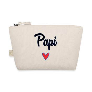 PAPY. FÊTE DES PÈRES. BONNE FÊTE PAPY. JE T'AIME. - Trousse biologique - nature - Devant