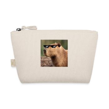 Capybara deal with it - Bio-Täschchen - Natur - Vorne