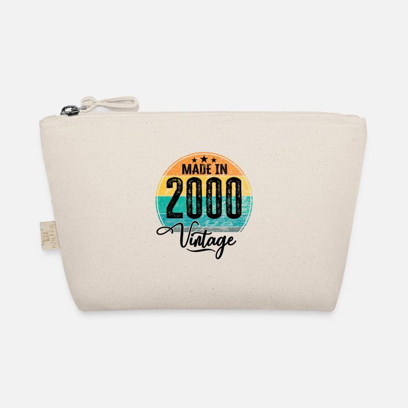 Vintage Made in 2000 Geburtsjahr 2000 Geburtstag Bio-Täschchen