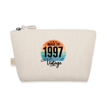Vintage Made in 1997 Geburtsjahr 1997 Geburtstag - Bio-Täschchen - Natur - Vorne