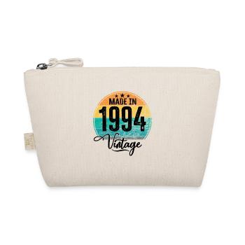 Vintage Made in 1994 Geburtsjahr 1994 Geburtstag - Bio-Täschchen - Natur - Vorne