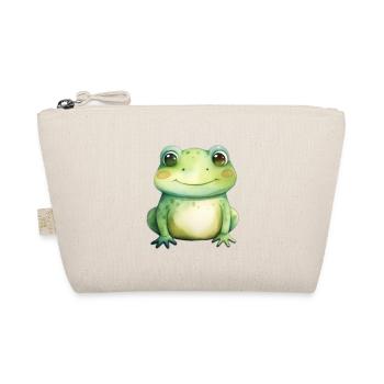 Froschklasse Klassentier Frosch in der Grundschule - Bio-Täschchen - Natur - Vorne