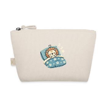 Lion Sleeping In Bed At Night Time - Bio-Täschchen - Natur - Vorne
