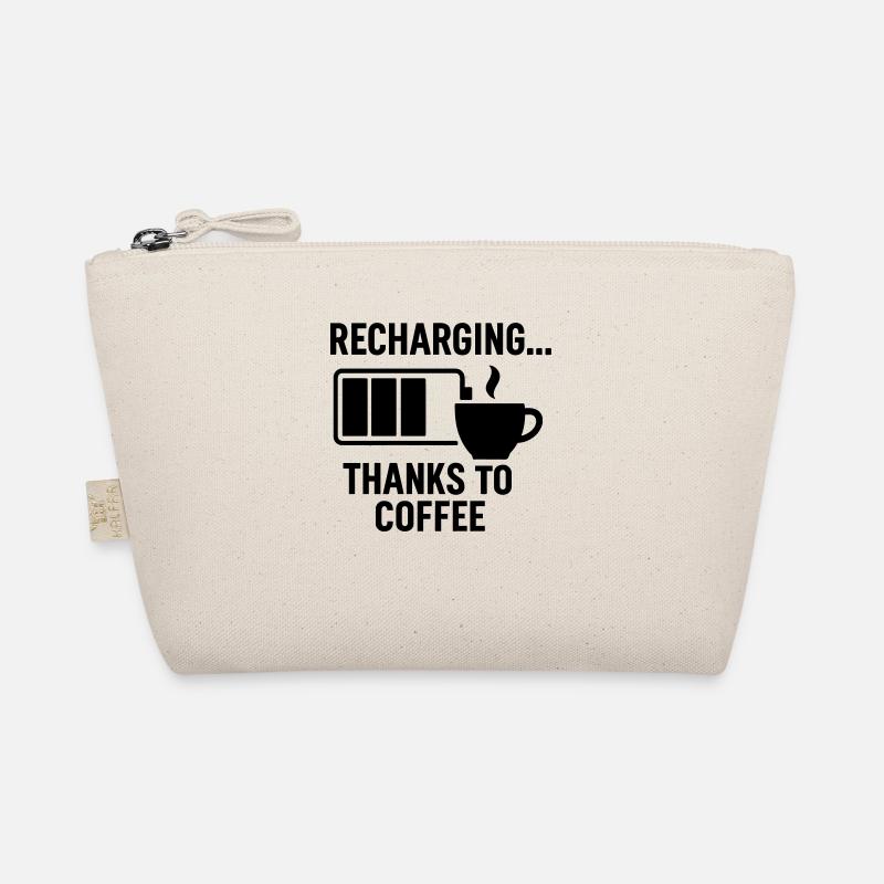 Kaffee lädt mich auf Bio-Täschchen