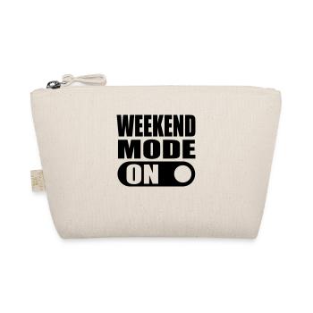 weekend mode on - Organic Pouch - nature - Front