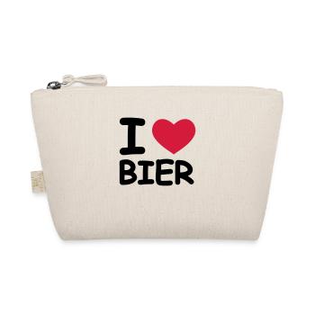 I Love Bier - Bio-Täschchen - Natur - Vorne