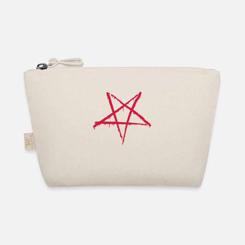 Blutiges Pentagram Bio-Täschchen
