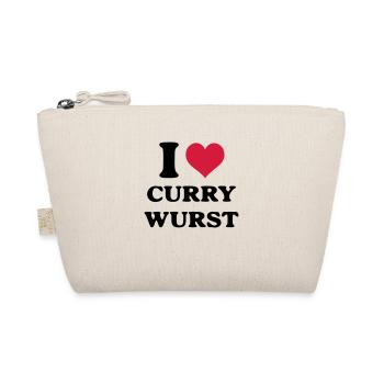 Currywurst i love - Bio-Täschchen - Natur - Vorne