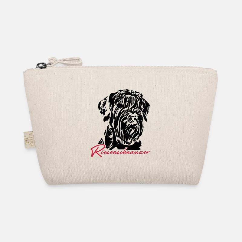 RIESENSCHNAUZER Hund Hunde Wilsigns - Bio-Täschchen - Natur