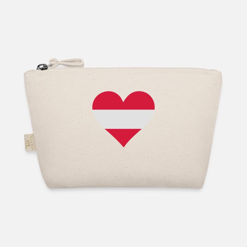A Heart For Austria - Organic Pouch - nature
