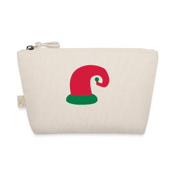 Weihnachtsweihnachts lockig kleine Elf Hut - Bio-Täschchen - Natur - Vorne