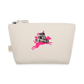 God save the pigs Color - Bio-Täschchen - Natur - Vorne