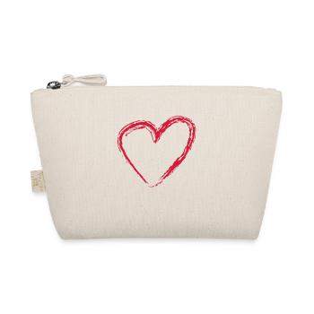 Coeur Scratch Unies - Trousse biologique - nature - Devant