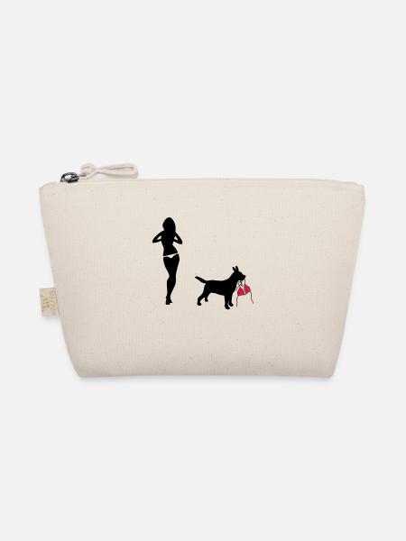 hund - Organic Pouch - nature - Front