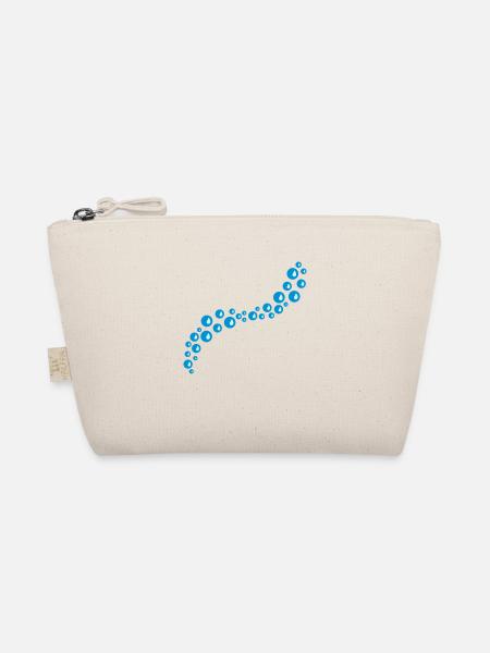 Bubbles Design - Bio-Täschchen - Natur - Vorne