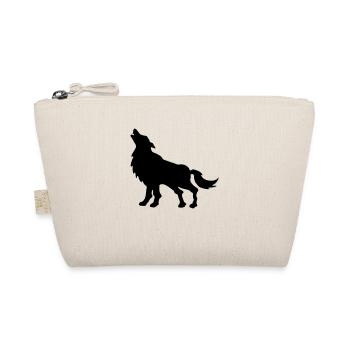 wolf - Bio-Täschchen - Natur - Vorne