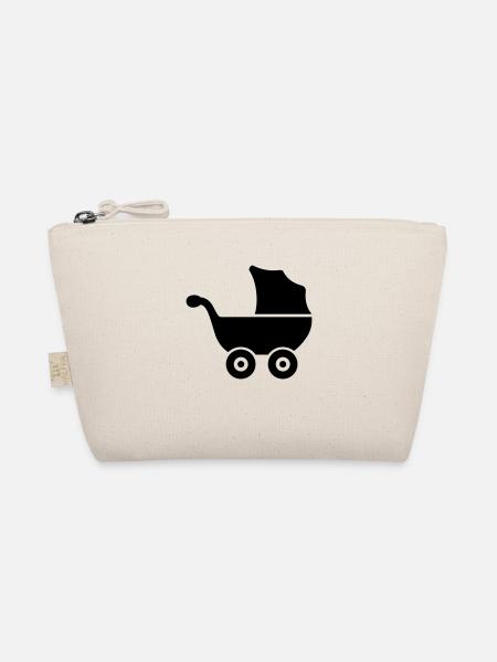 Pram (baby buggy) - Organic Pouch - nature - Front