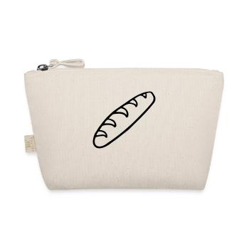 bread baguette baker food fun bakery - Organic Pouch - nature - Front
