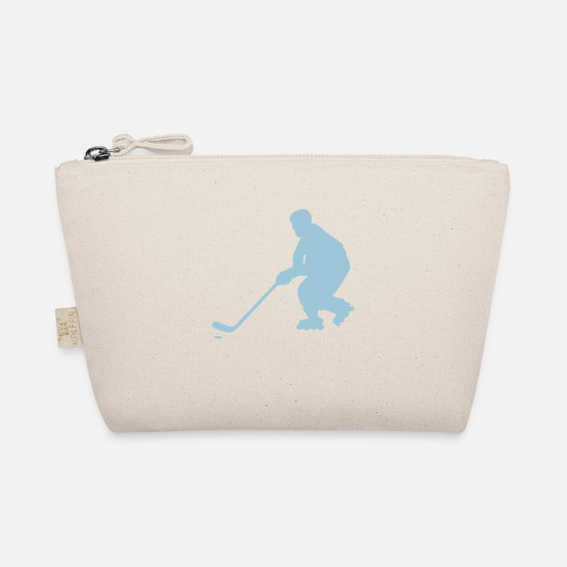 Roller Inline Hockey Silhouette Charakter Bio-Täschchen