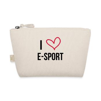 I Love E-Sport ! - Trousse biologique - nature - Devant