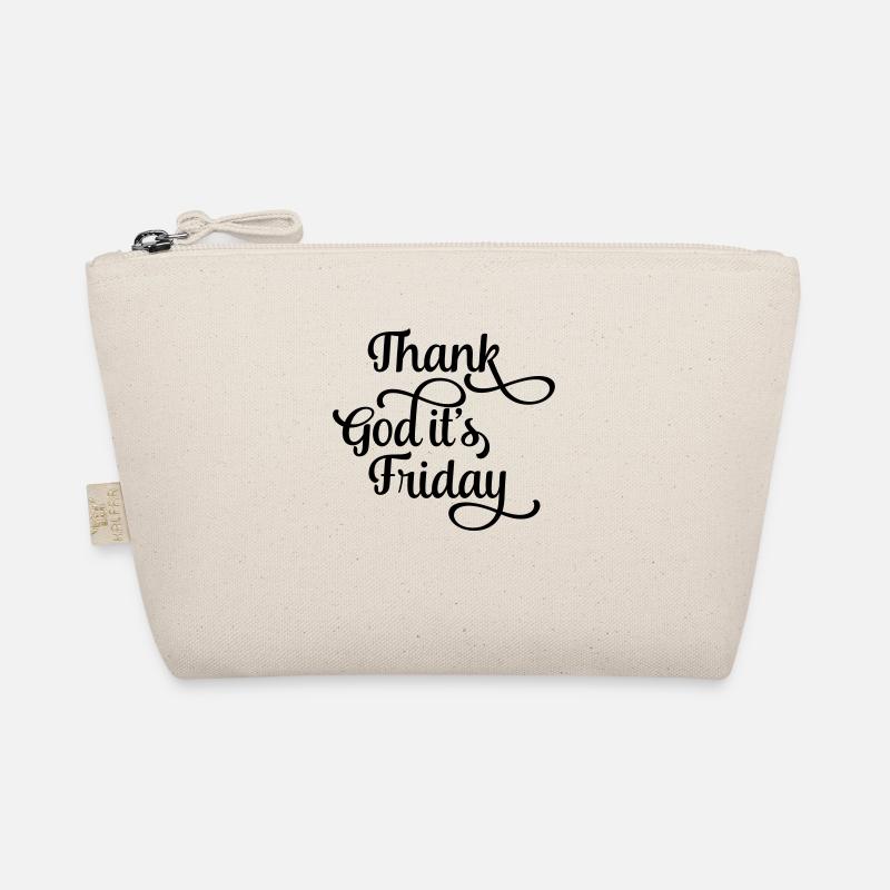 thank god it's friday - Bio-Täschchen - Natur