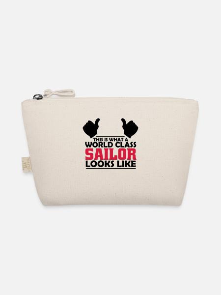 world class sailor - Organic Pouch - nature