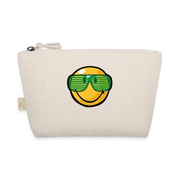 Smiley Sunglasses - Bio-Täschchen - Natur - Vorne