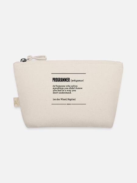 Programmer Noun - Organic Pouch - nature - Front