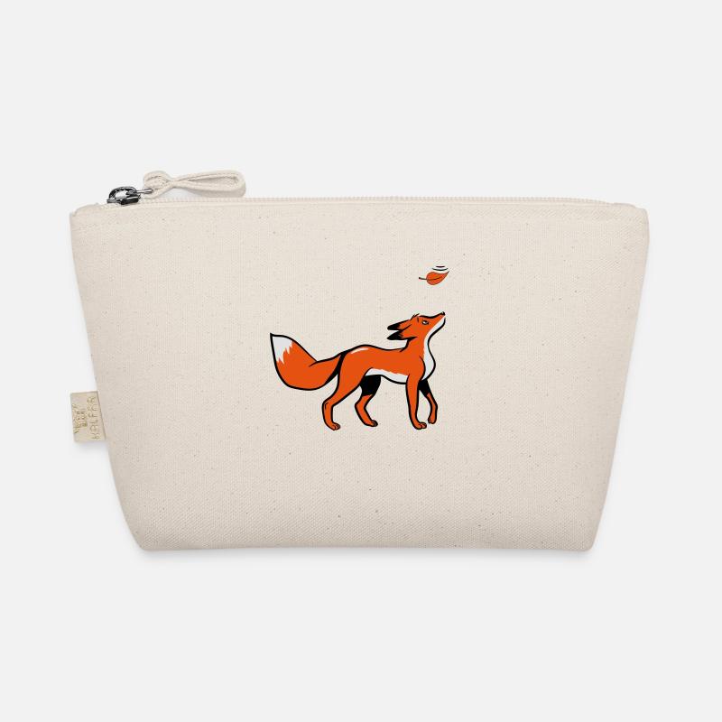 Fuchs süss jung blatt Bio-Täschchen