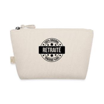 Retirement Pensioner Ruhestand Rentner Retraite - Organic Pouch - nature - Front